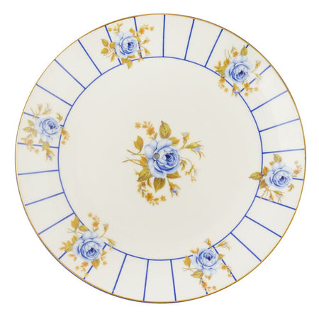 Angela 2-Tier Floral Round Cake Serving Stand, Ideal For Cupcakes, Pastries, Donuts & Desserts, Blue, MK189 - Image 5