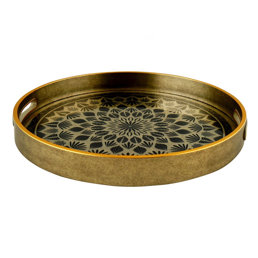 Angela Round Serving Tray Set, 2-Pack, RY157 - Image 2