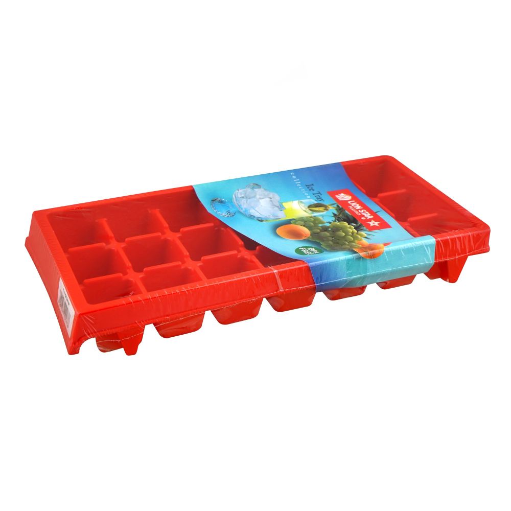 Lion Star Ice Tray 001, BPA Free, Red, IT-5 - Main Image