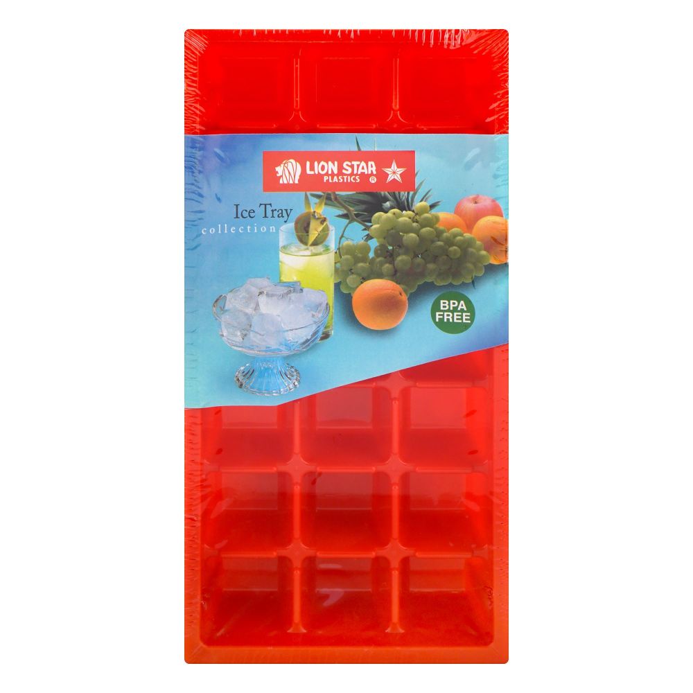 Lion Star Ice Tray 001, BPA Free, Red, IT-5 - Image 2