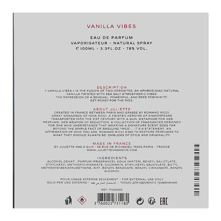 Juliette Has A Gun Vanilla Vibes, Eau de Parfum, For Men and Women, 100ml - Image 3