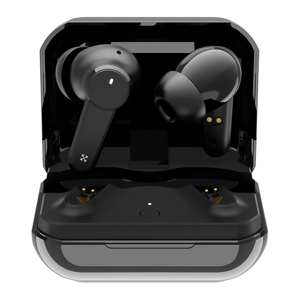 Yolo Yopod Active+ Wireless Earbuds, 30 Hours Total Playtime, IPX5 Water Resistant, Black - Main Image