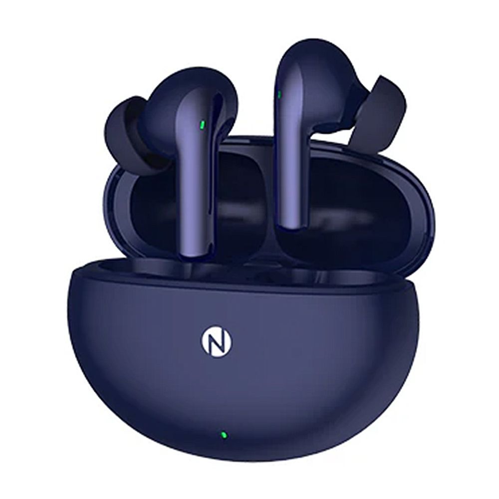 Itel BudsAce ANC Wireless Earbuds, 50 Hours Total Playtime, IPX5 Waterproof, Blue - Main Image