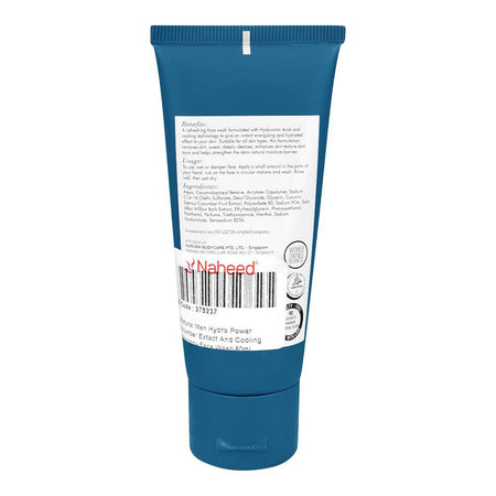 CoNatural Men's Cucumber Hydra Power Face Wash, Sulphate & Paraben Free, 60ml - Image 2