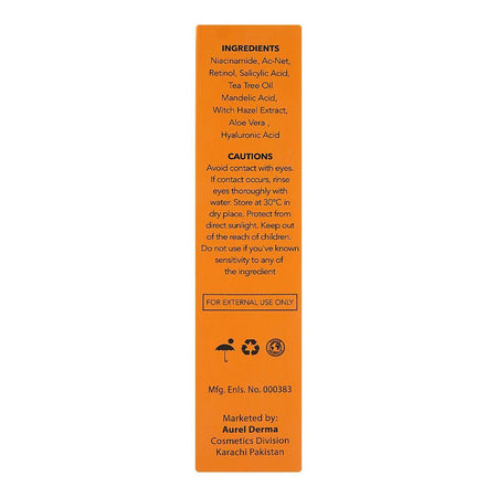 Aurel Derma La Dermeo Acne Serum, Niacinamide, Salicylic Acid, For Acne Prone Skin, 30g - Image 2