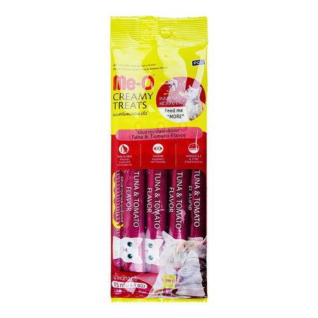 Me-O Creamy Cat Treats With Tuna and Tomato Flavor, 60g - Main Image