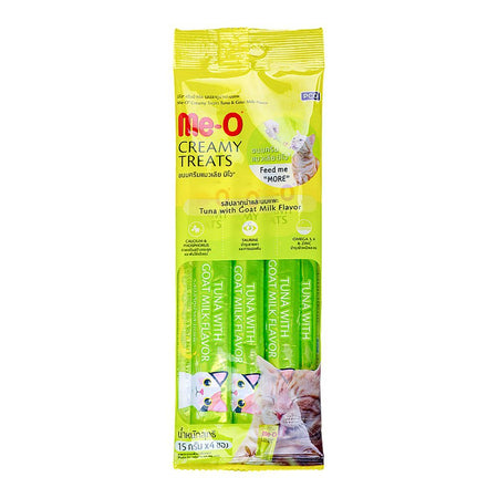 Me-O Creamy Cat Treats With Tuna and Goat Milk Flavor, 60g - Main Image