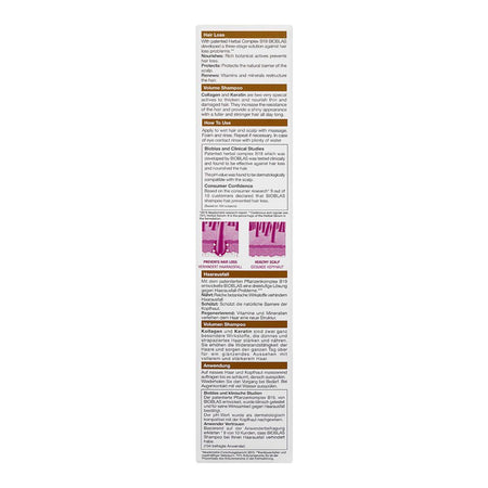 Bioblas Collagen and Keratin Hair Loss Herbal Shampoo, 360ml - Image 3