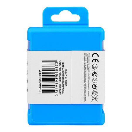Camelion Lithium Rechargeable Battery, 650mWh, 1.5V, 2xAAA, UB-AA650-PBH2 - Image 2
