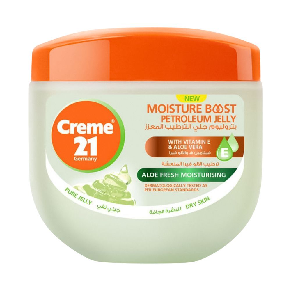Creme 21 Moisture Boost Aloe Fresh Moisturizing Petroleum Jelly, 300ml - Main Image