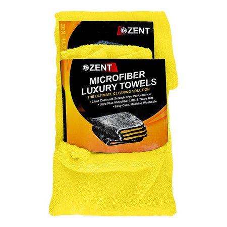 Zent Edgeless Microfiber Luxury Towels, Multipurpose Cleaning Cloths - Image 2