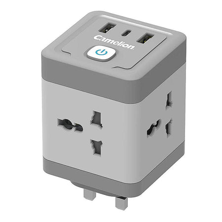 Camelion 7in1 Universal Adapter, 3250W, CMS-04C-DB - Main Image
