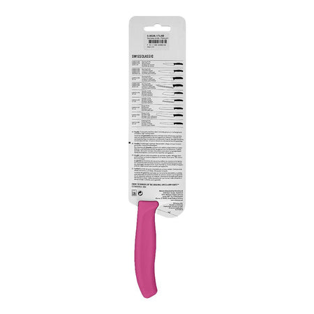 Victorinox 17cm Fluted Blade Santoku Swiss Knife, Pink, 6.8526.17L5B - Image 3