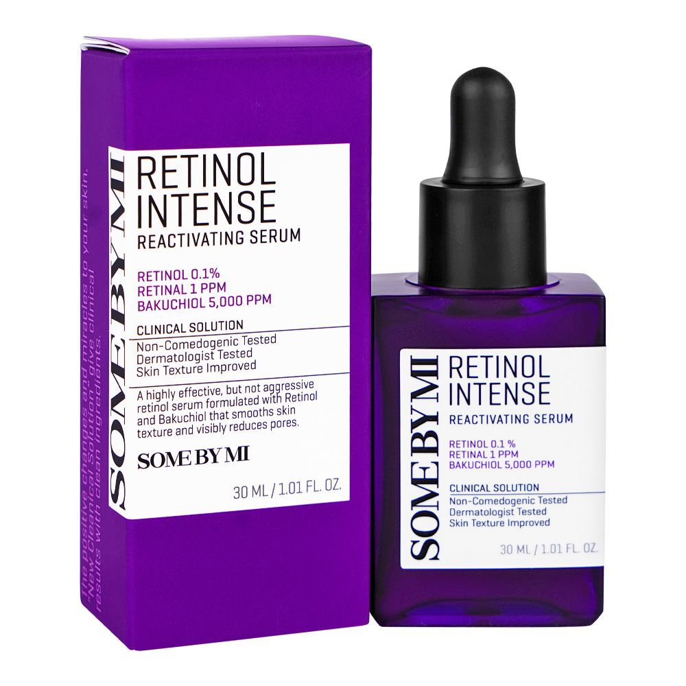 Some By MI Retinol Intense Reactivating Serum, For Post-Acne Marks, 30ml - Main Image