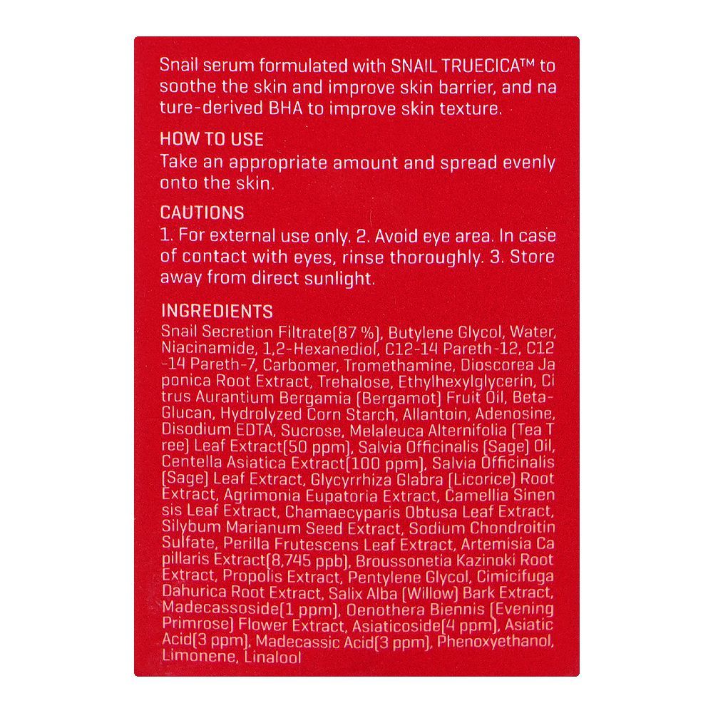 Some By MI Snail Truecica Miracle Repair Serum, For Post-Acne Marks, 50ml - Image 4