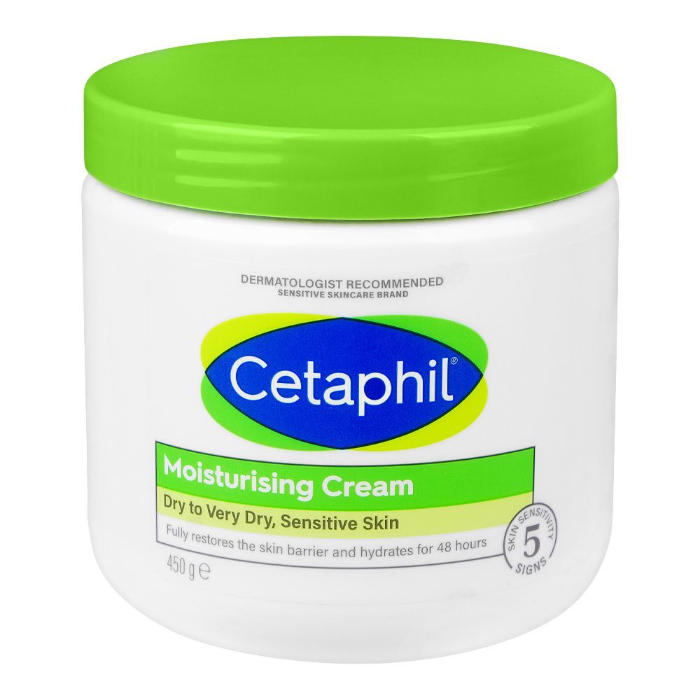 Cetaphil Moisturizing Cream For Dry To Very Dry, Sensitive Skin, 450g - Main Image