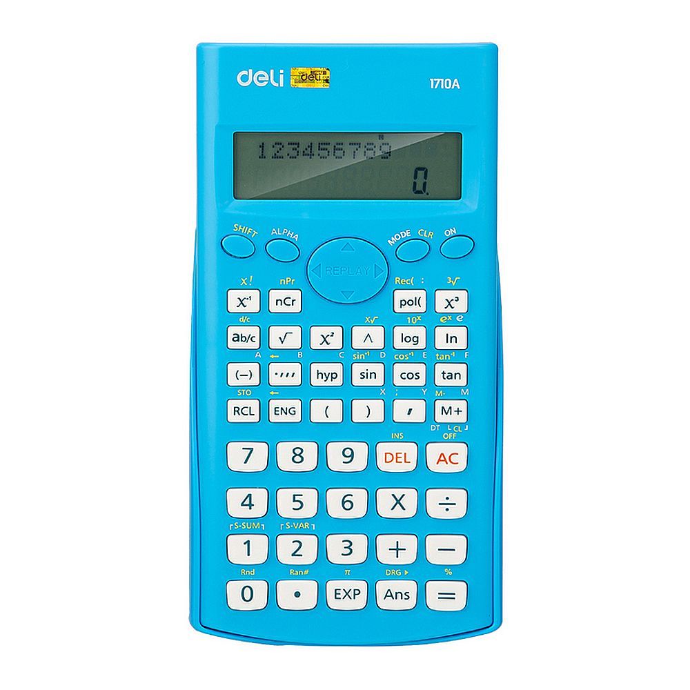 Deli Scientific Calculator, 240 Functions, Blue, E1710A - Main Image