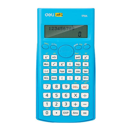 Deli Scientific Calculator, 240 Functions, Blue, E1710A - Main Image