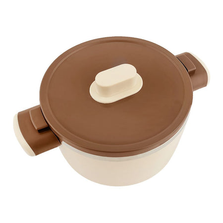 Happy Ware Forte Warmer Hot Pot With Twist Lock Lid, 25 x 18 x 13.5cm, 1.8 Liters, Brown, SU-647 - Image 2