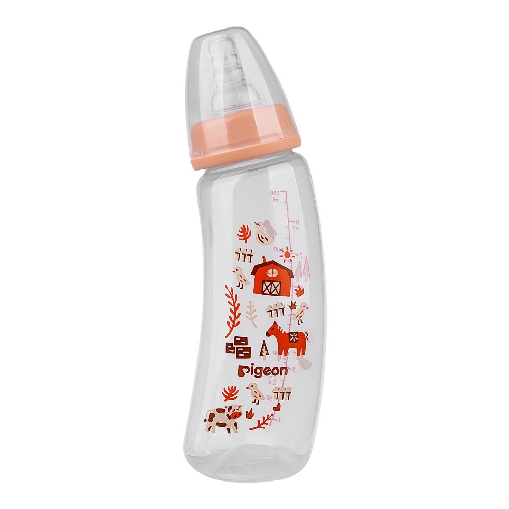 Pigeon Curve Nursing PP Bottle, Minimies Colic, BPA Free, For 4+ Months, 250ml, A80001 - Main Image