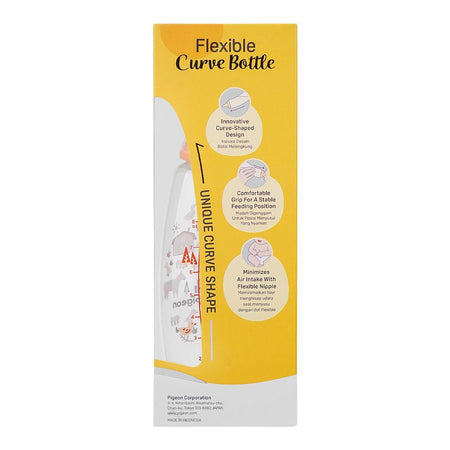 Pigeon Curve Nursing PP Bottle, Minimies Colic, BPA Free, For 4+ Months, 250ml, A80001 - Image 6