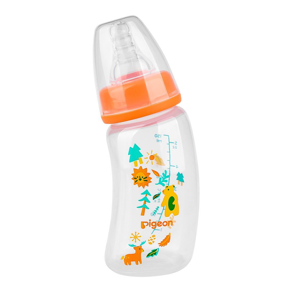 Pigeon Curve Nursing PP Bottle, Minimies Colic, BPA Free, For 0+ Months, 150ml, A79996 - Main Image