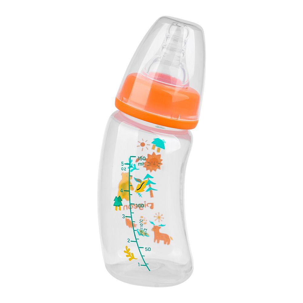 Pigeon Curve Nursing PP Bottle, Minimies Colic, BPA Free, For 0+ Months, 150ml, A79996 - Image 2