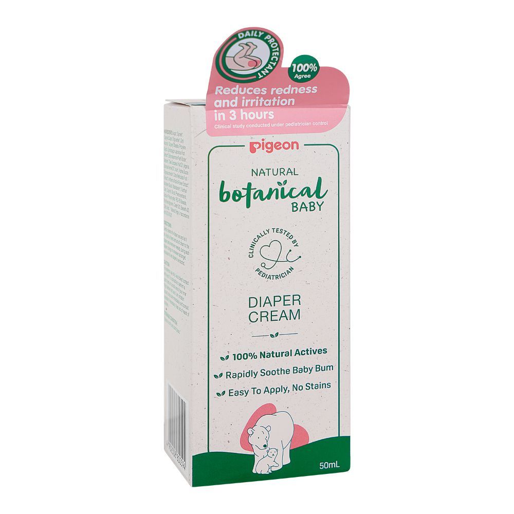 Pigeon Natural Botanical Baby Diaper Cream, 50ml, I80059 - Main Image