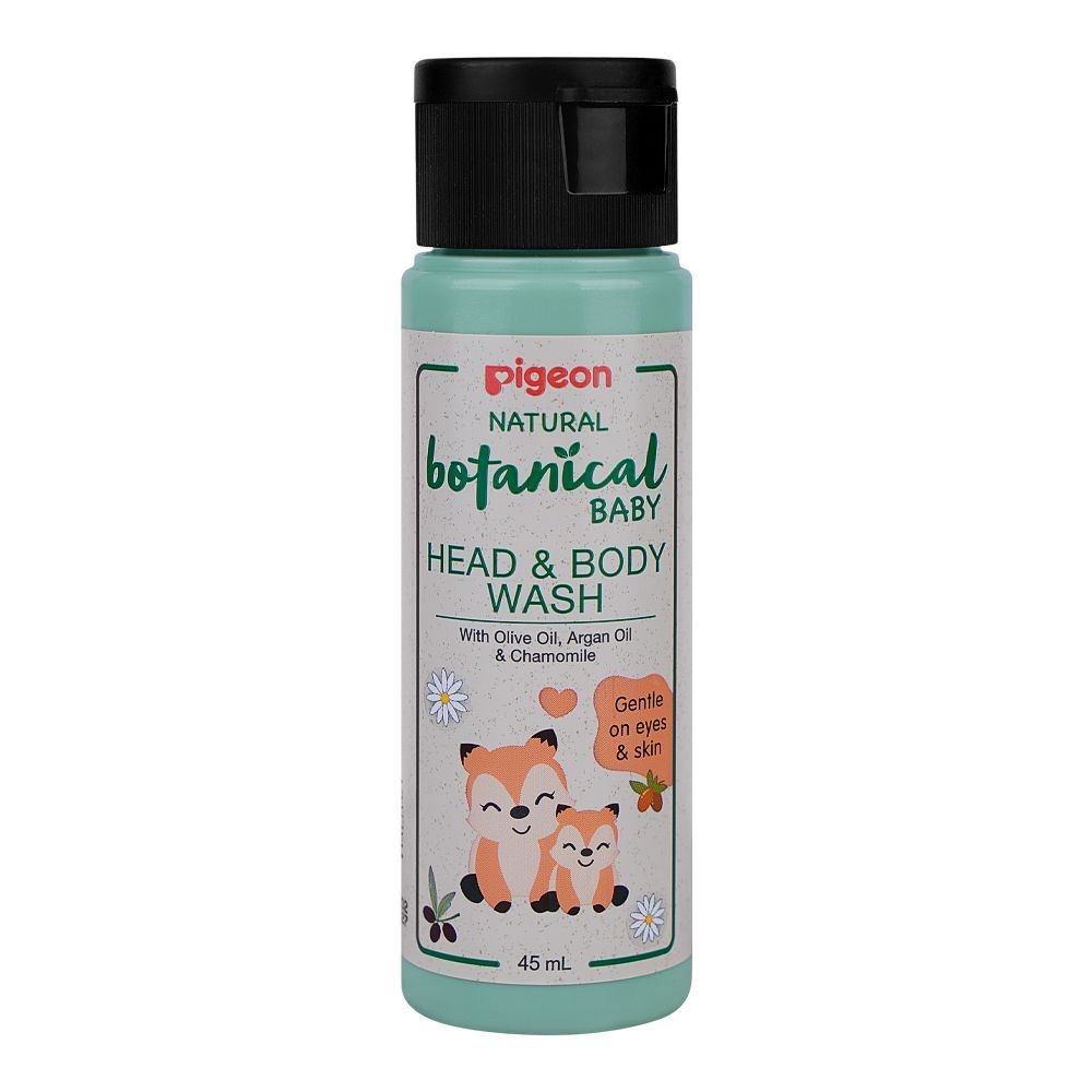 Pigeon Natural Botanical Baby Head & Body Wash, 45ml, I79522 - Main Image