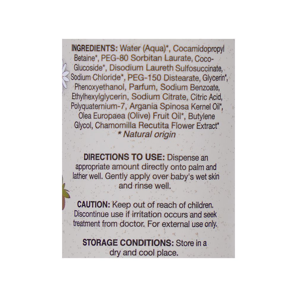 Pigeon Natural Botanical Baby Head & Body Wash, 45ml, I79522 - Image 3