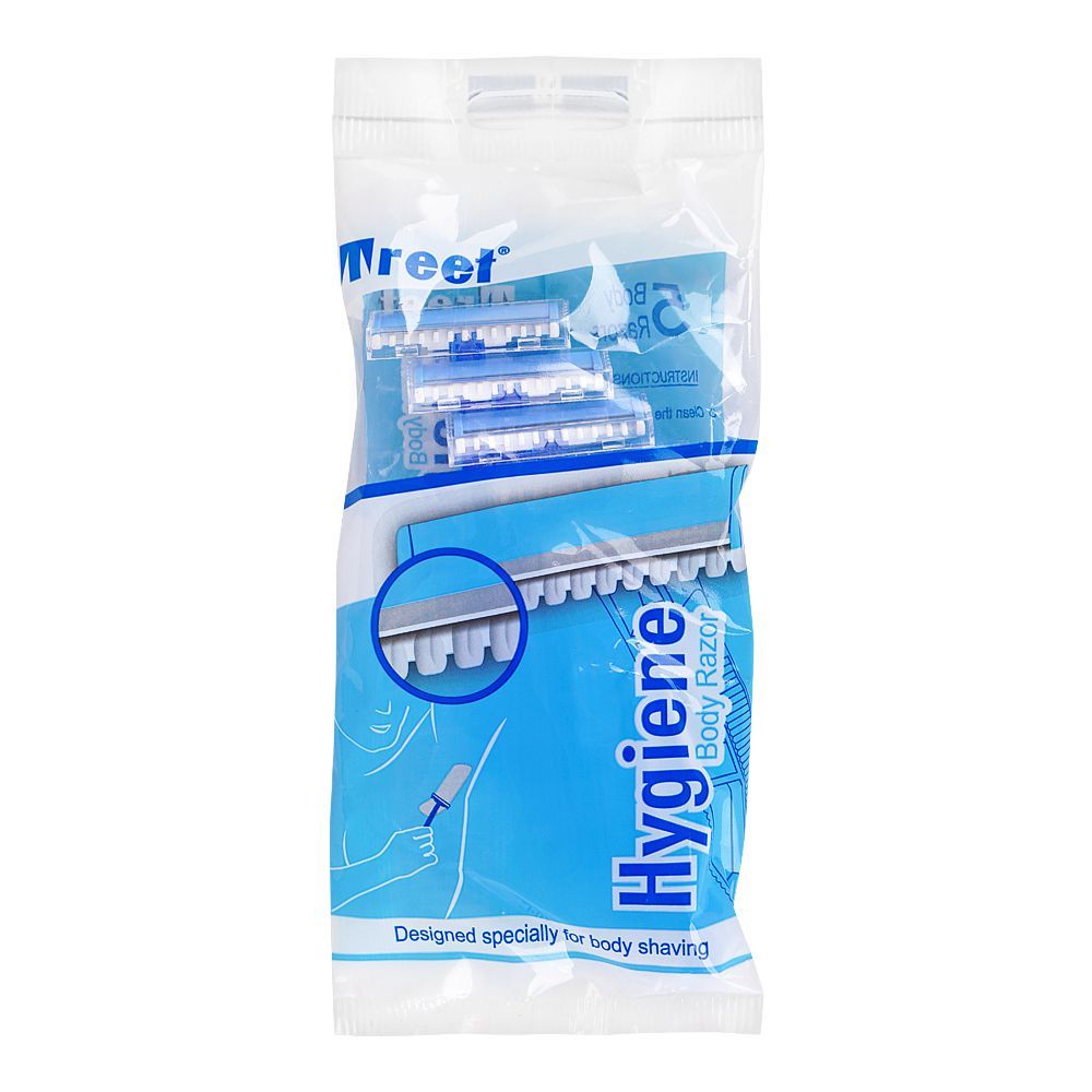 Treet Hygiene Body Razor Pouch, 5-Pack - Main Image