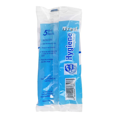 Treet Hygiene Body Razor Pouch, 5-Pack - Image 2
