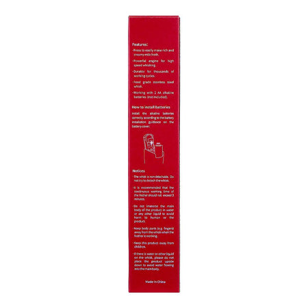 Handheld Stainless Steel Battery Operated Electric Milk Frother, ES5582 - Image 4