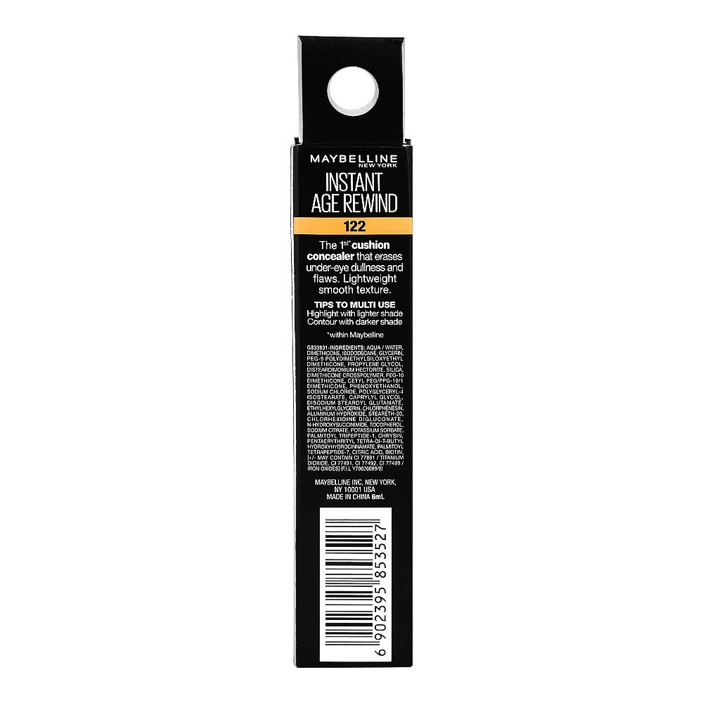Maybelline New York Instant Age Rewind Eraser, Multi-Use Concealer, 6ml, 122 - Image 4