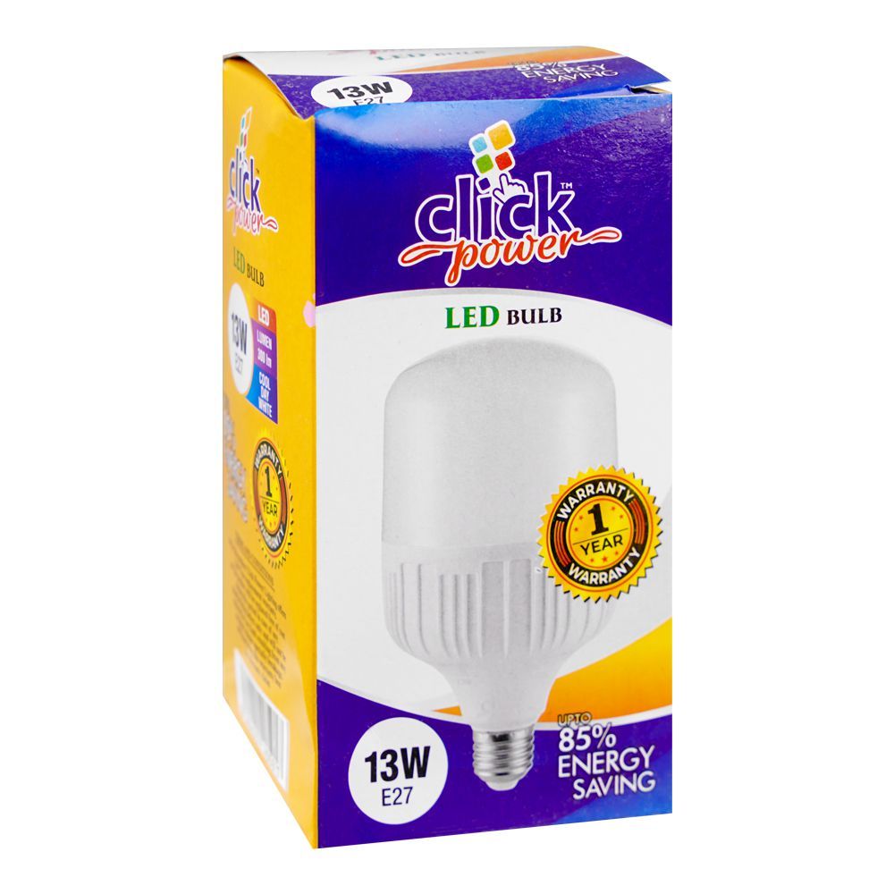 Click Power LED Bulb, 13W, E27 - Main Image