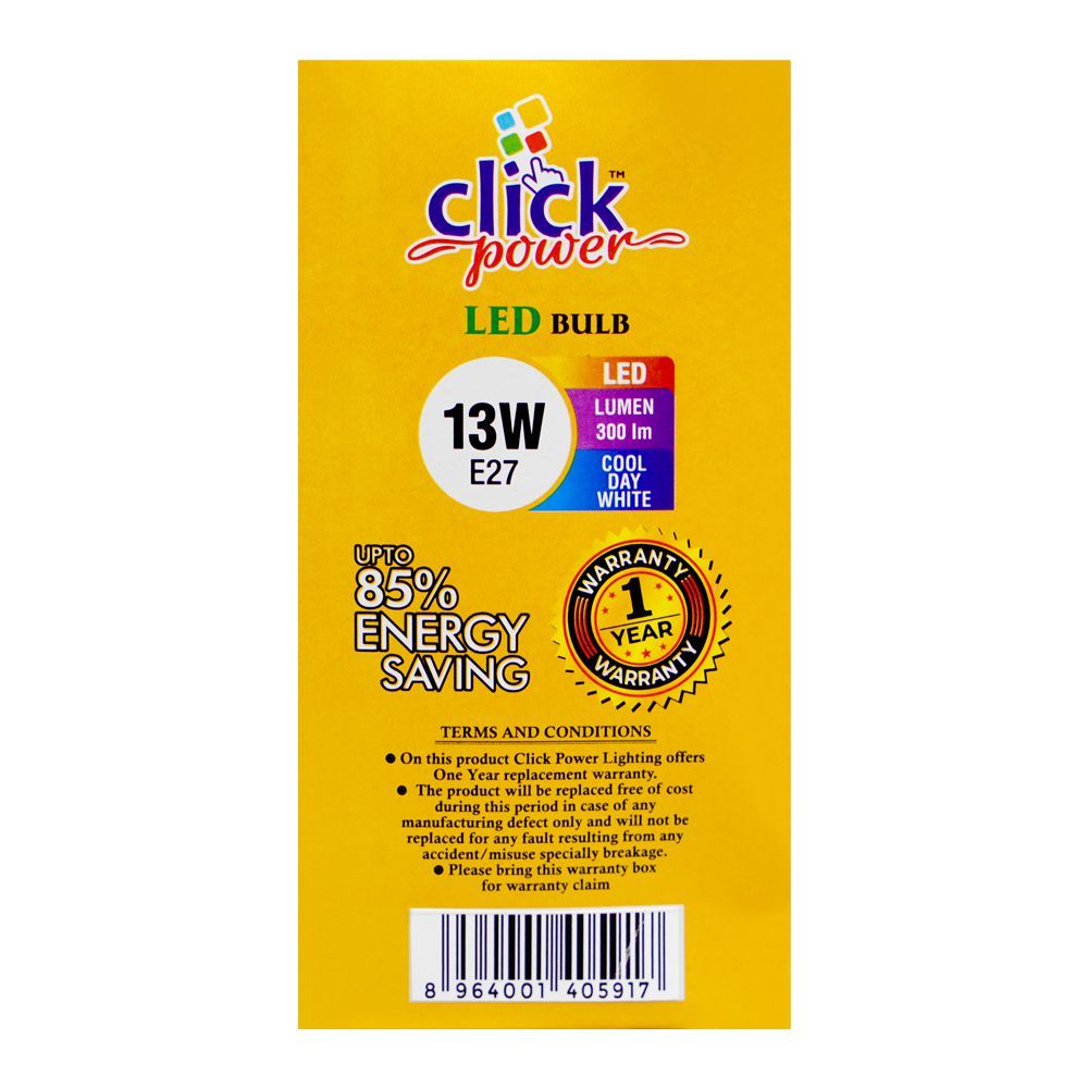 Click Power LED Bulb, 13W, E27 - Image 2