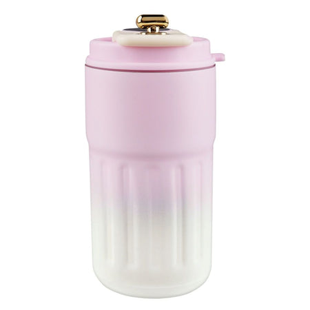 Stainless Steel Temperature Display Insulated Vacuum Coffee Mug, Pink, (80006)0000989 - Main Image