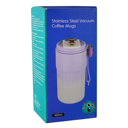 Stainless Steel Temperature Display Insulated Vacuum Coffee Mug, Green, (80006)0000989 - Image 3
