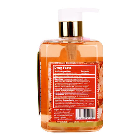 Inspire Himalayan Salt Anti-Bacterial Hand Wash, 550ml - Image 2