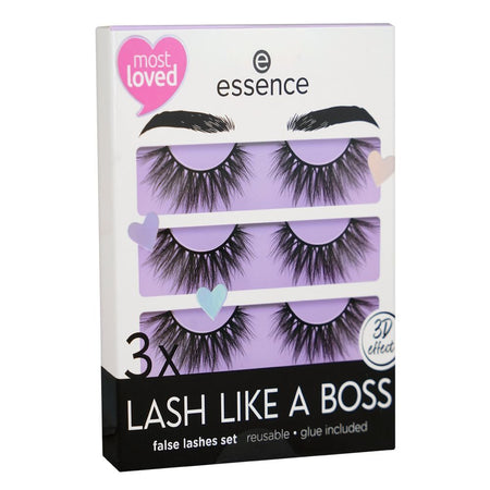 Essence 3x Lash Like A Boss False Lashes Set, Set 02 My Lashes Are Limitless - Main Image