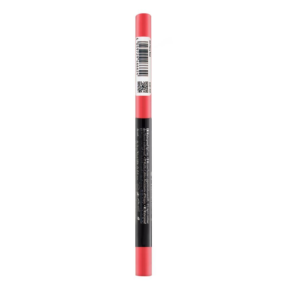 Essence 8 Hours Matte Comfort Lipliner, 09 Flery Red - Image 2