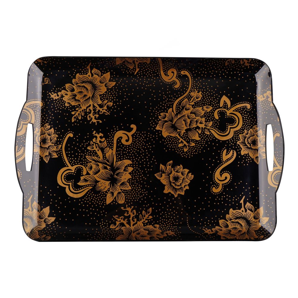 Urban Trends Magical Black Tray, Medium, B6 - Main Image