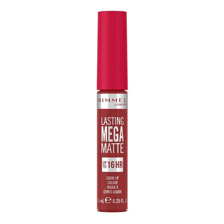 Rimmel London Lasting Mega Matte Liquid Lipstick, Vegan, 7.4ml, 500 Fire Starter - Image 2