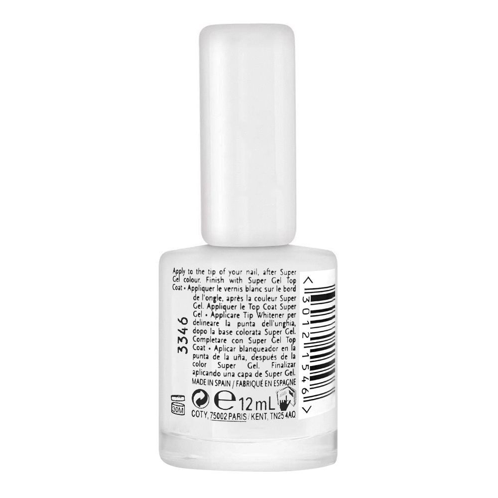 Rimmel Super Gel Nail Polish, 12ml, 090 Porcelain - Image 3