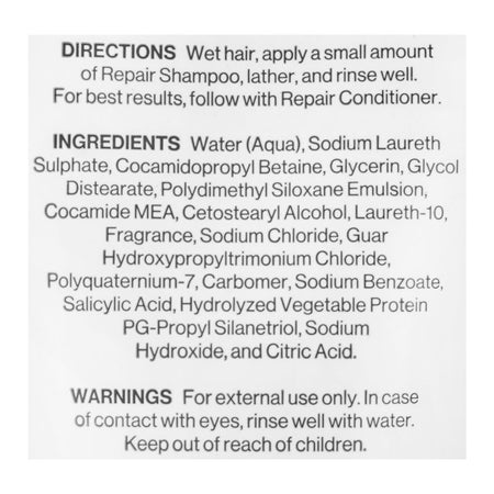 Nabila Hair Experts Repair Shampoo, For Dry and Proceed Hair, 200ml - Image 3