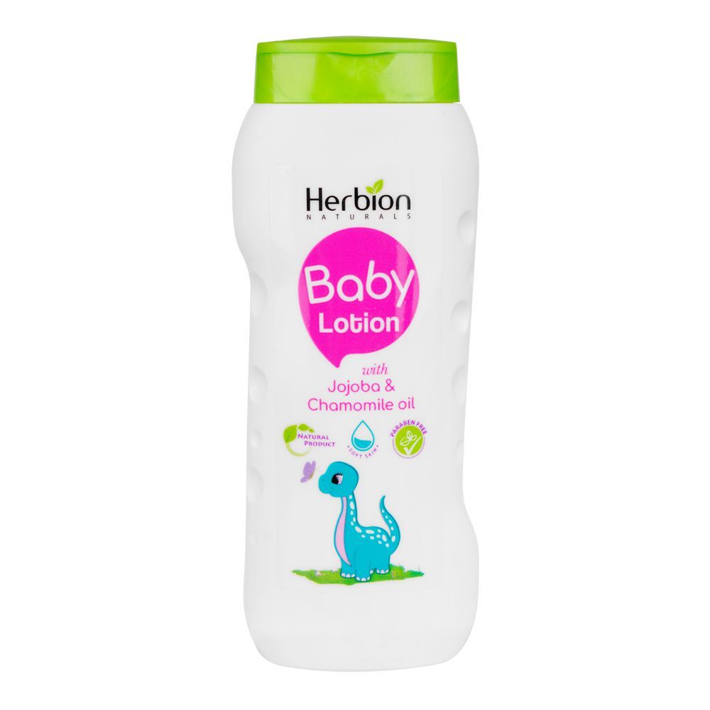 Herbion Jojoba & Chamomile Oil Baby Lotion and Moisturizer, Paraben Free, 200ml - Main Image