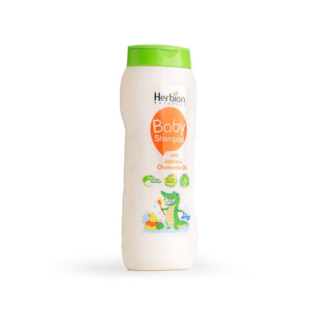 Herbion Jojoba & Chamomile Oil Baby Shampoo, SLS, Paraben & Tear Free, 200ml - Image 4