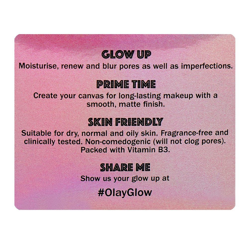 Olay Regenerist Glow Hydrating Primer and Day Cream, For Radiant Skin, 50ml - Image 4