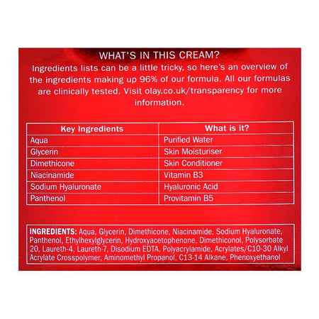 Olay Regenerist Day Gel With Hyaluronic Acid & Vitamin B5, Fragrance Free, 50ml - Image 5