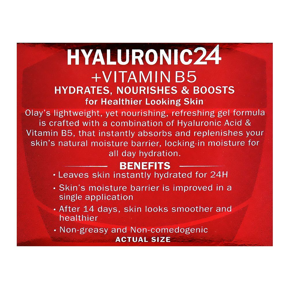 Olay Regenerist Day Gel With Hyaluronic Acid & Vitamin B5, Fragrance Free, 50ml - Image 6
